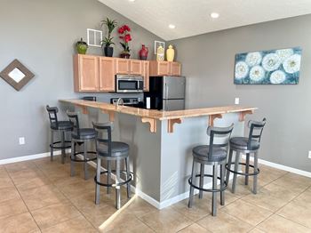 Clubroom kitchen